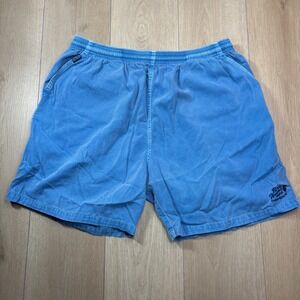 Crazy Shirts Hawaii Original Blue Hawaii Dyed Twill Shorts XXL Blue 6" Vintage